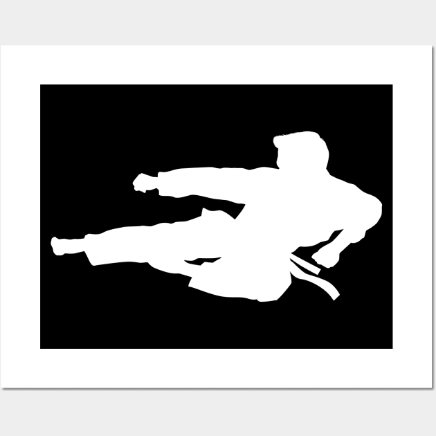 Taekwondo Silhouette Wall Art by KC Happy Shop